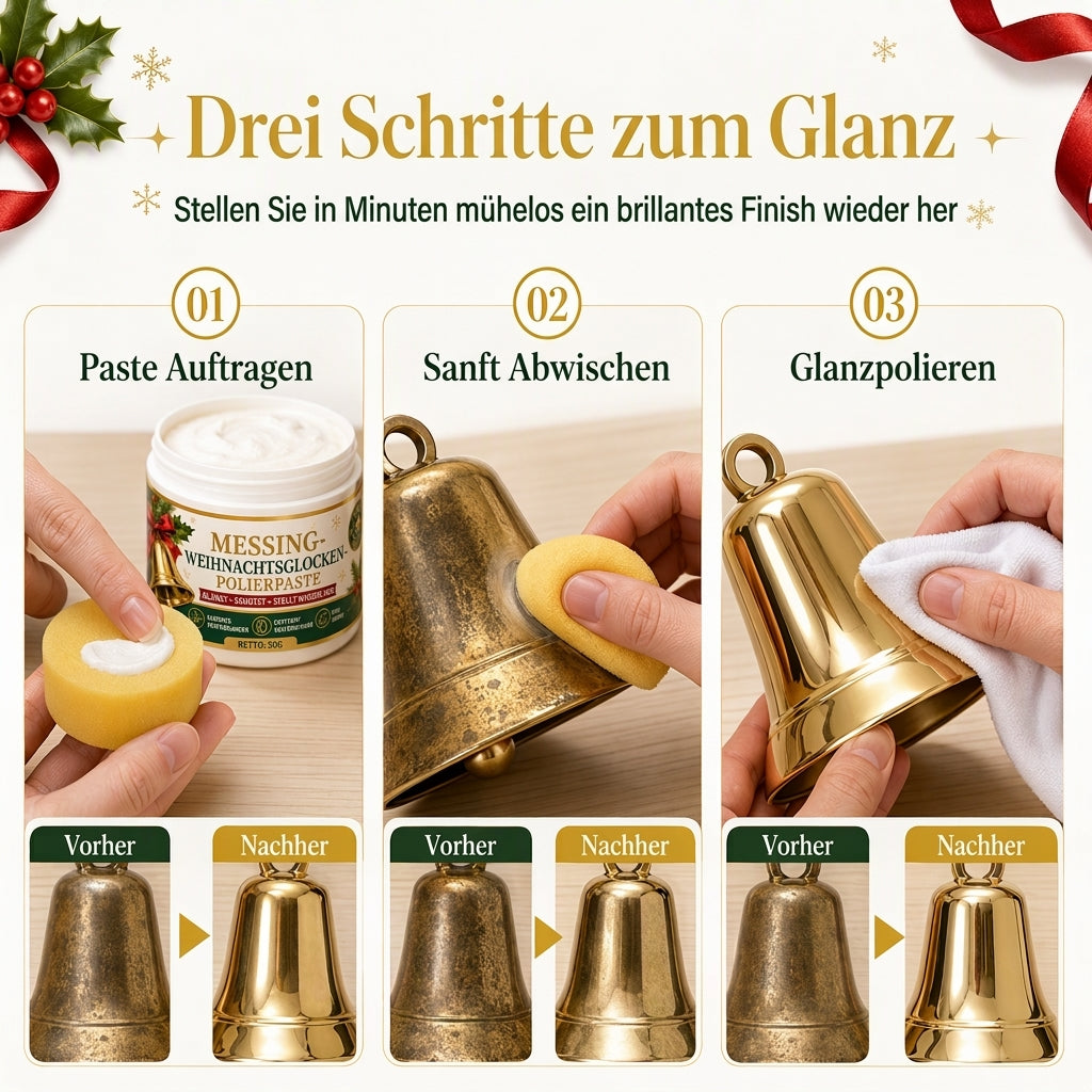 Brass Bell and Copper Polish Cream for Tarnish and Oxidation Removal