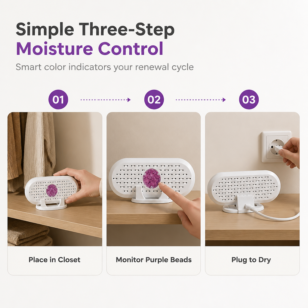 🥳2026 HOT SALE 💦Mini Reusable Household Dehumidifier💞45K+ SOLD! 🔥