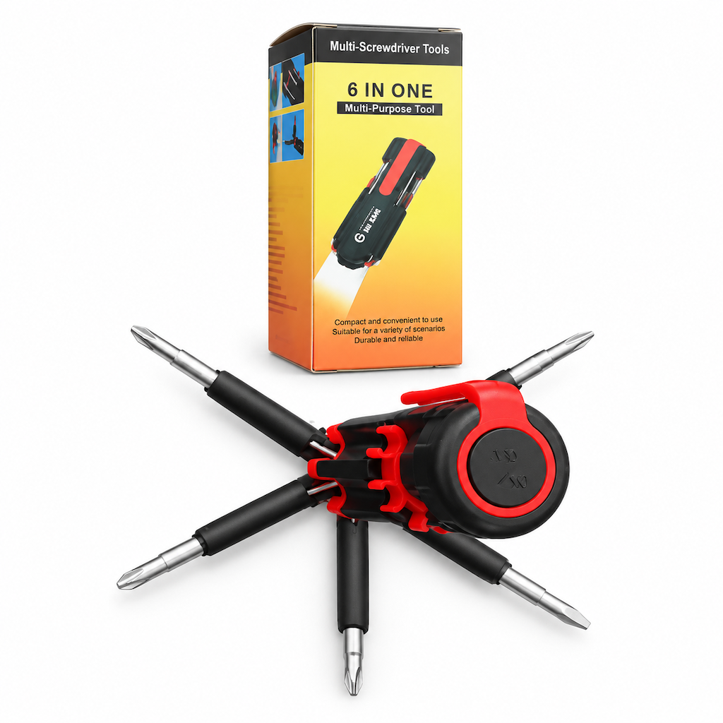 🎁 50% OFF💥 Folding Multi-Bit Screwdriver with LED