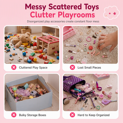 👑 50% Off Now ✨ 3-in-1 Princess Vanity Suitcase — 30 Makeup Toys & Rolling Trolley 🧳