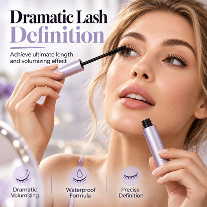 🌸 Waterproof Lengthening and Volumizing Long-lasting Mascara