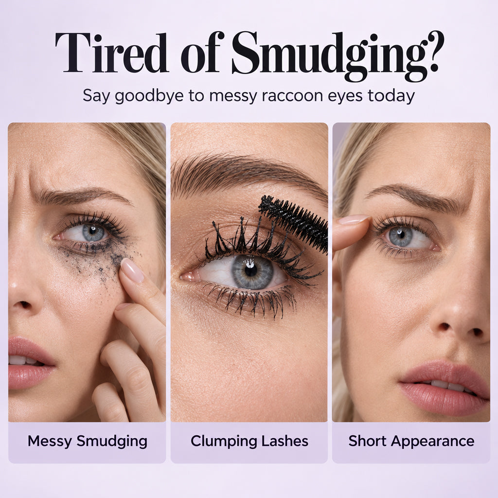 🌸 Waterproof Lengthening and Volumizing Long-lasting Mascara