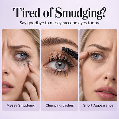 🌸 Waterproof Lengthening and Volumizing Long-lasting Mascara