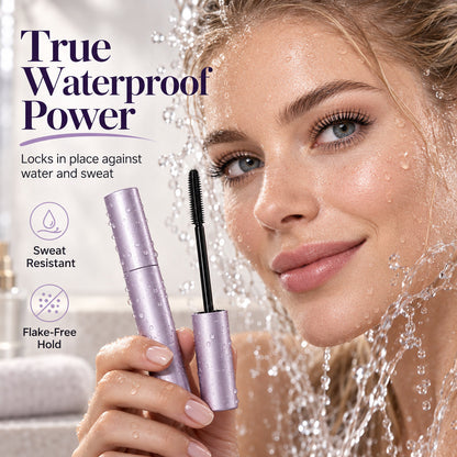 🌸 Waterproof Lengthening and Volumizing Long-lasting Mascara