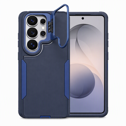 Shockproof Phone Case with Metal Lens Kickstand Protective Cover for Samsung Galaxy S26 S25 S24 S23 S22 Ultra Plus FE