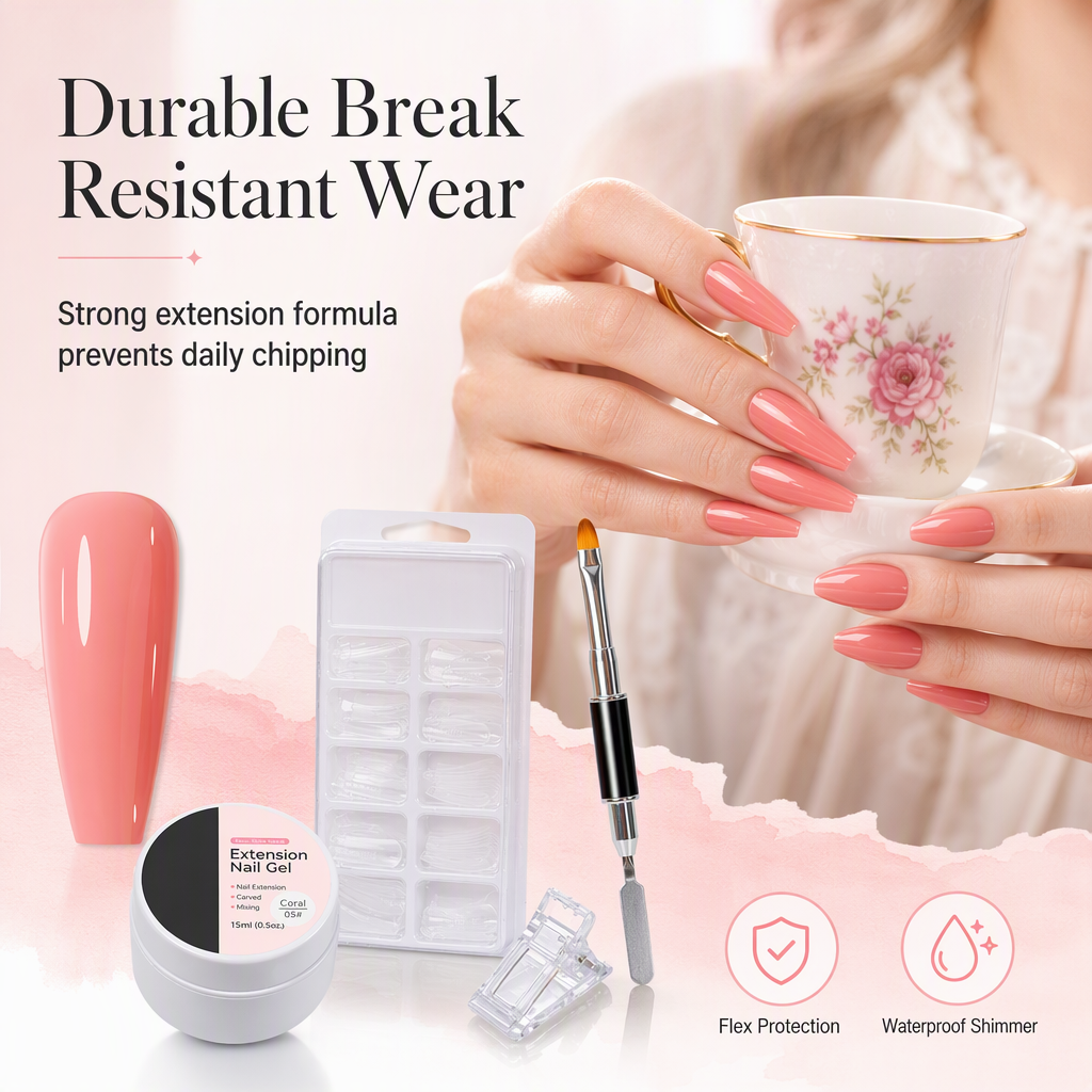 💅50% OFF | Nail Extension Builder Gel – Strong, Smooth & Easy to Shape