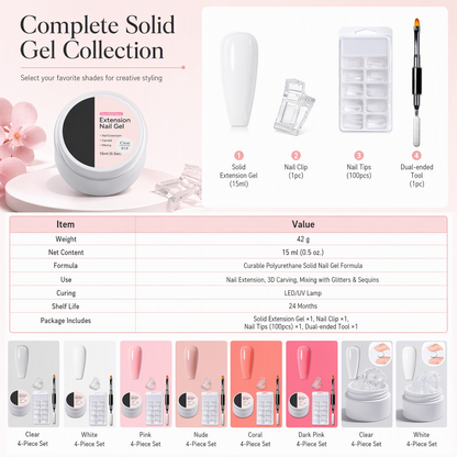 💅50% OFF | Nail Extension Builder Gel – Strong, Smooth & Easy to Shape