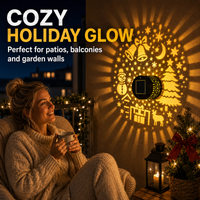 Solar Outdoor Decorative Wall Projection Light