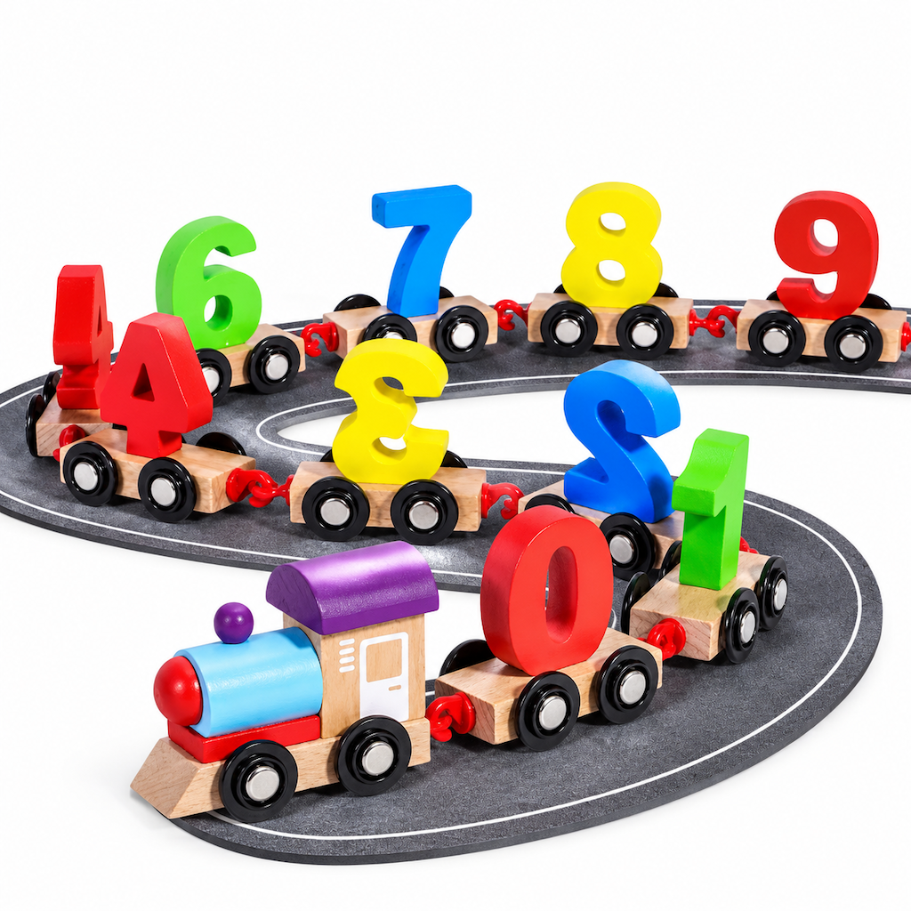 🖤Black Friday Hot Sale 50% OFF♟️Magnetic Number Train Toy Set for Kids