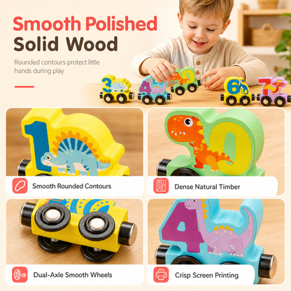 🖤Black Friday Hot Sale 50% OFF♟️Magnetic Number Train Toy Set for Kids