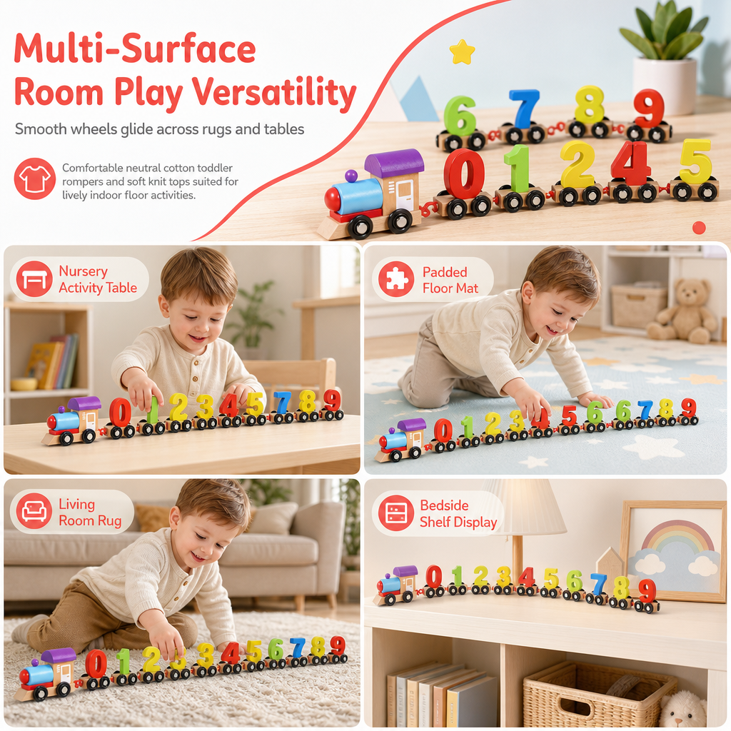 🖤Black Friday Hot Sale 50% OFF♟️Magnetic Number Train Toy Set for Kids