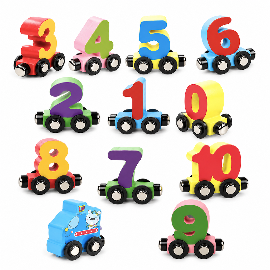 🖤Black Friday Hot Sale 50% OFF♟️Magnetic Number Train Toy Set for Kids