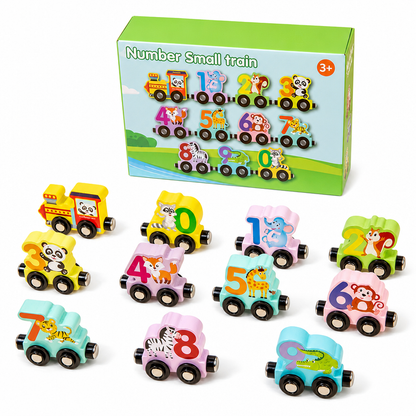 🖤Black Friday Hot Sale 50% OFF♟️Magnetic Number Train Toy Set for Kids