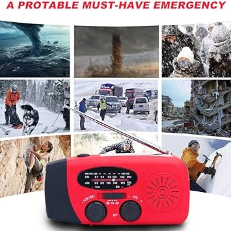 📻LAST DAY PROMOTION 50% OFF NOW!🔋Multifunctional Portable Solar Emergency Radio⚡