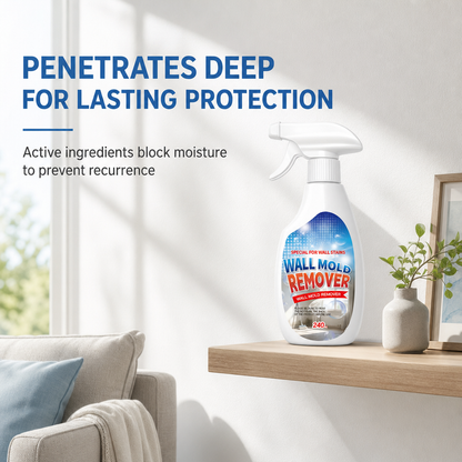 📢Household Wall Mold and Mildew Remover Spray for White Walls and Wallpaper with Spray Head
