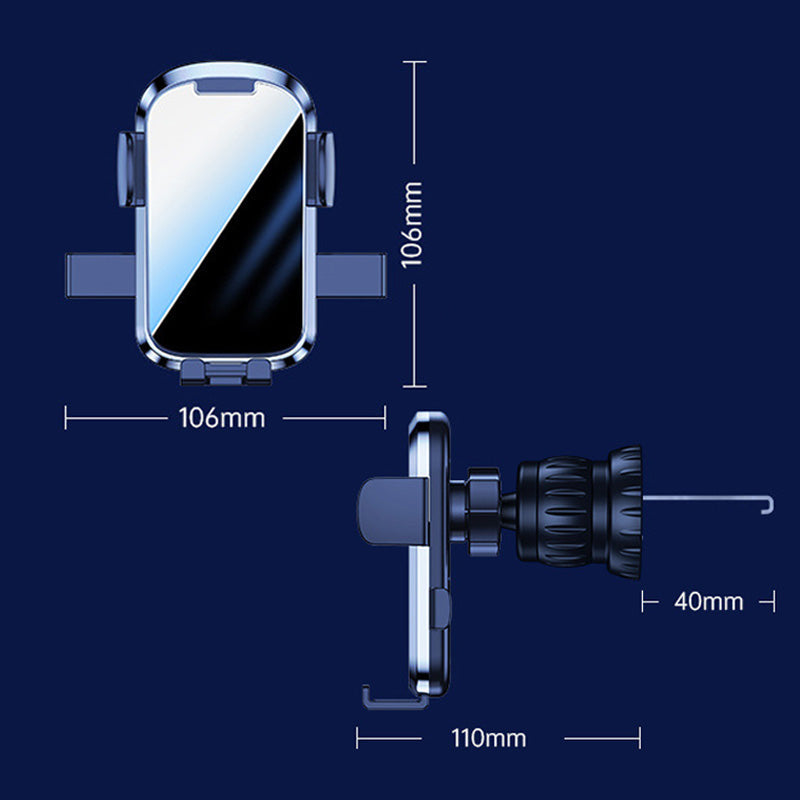 תושבת למחזיק טלפון לרכב אוניברסלי Air Vent עם סיבוב של 360 מעלות